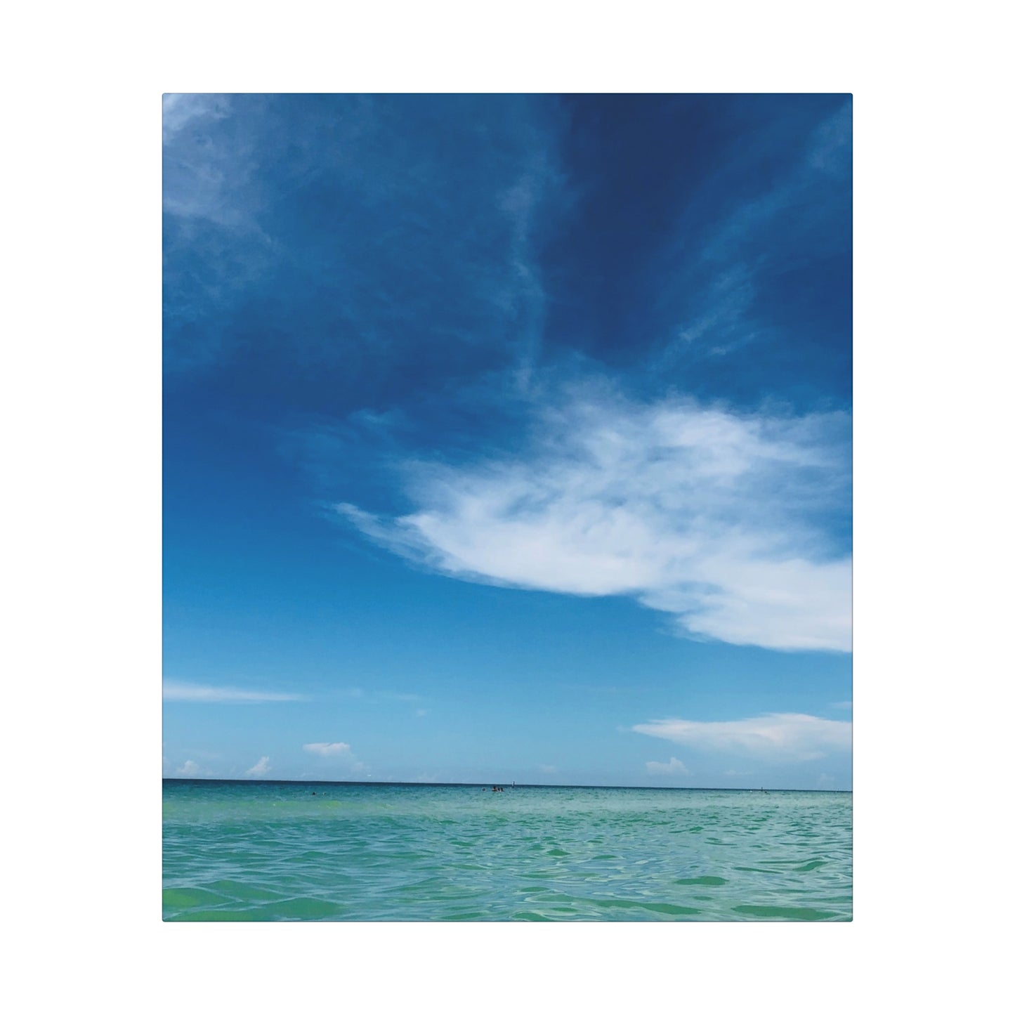 Ocean Breeze Canvas Art Wraps, Wall Decor, Beach Theme, Nautical Home Art, Coastal Living, Relaxing Atmosphere