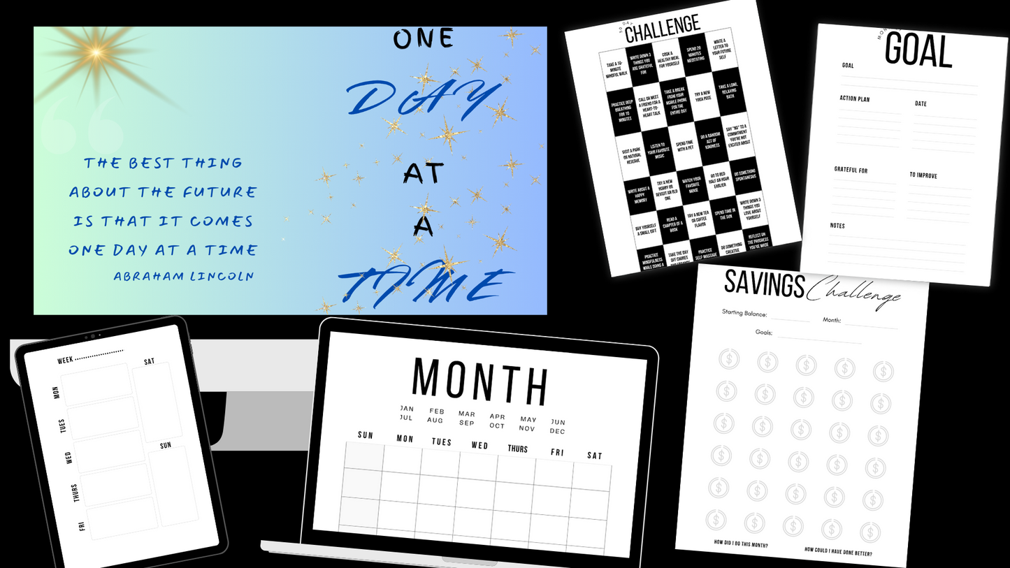 One Day at a Time - Annual  Planner